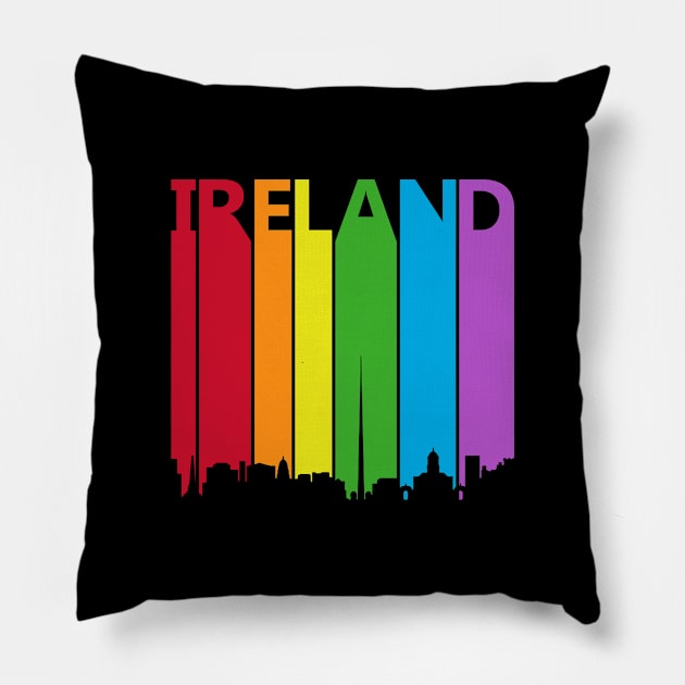 Ireland LGBT Gay Pride Pillow by GWENT