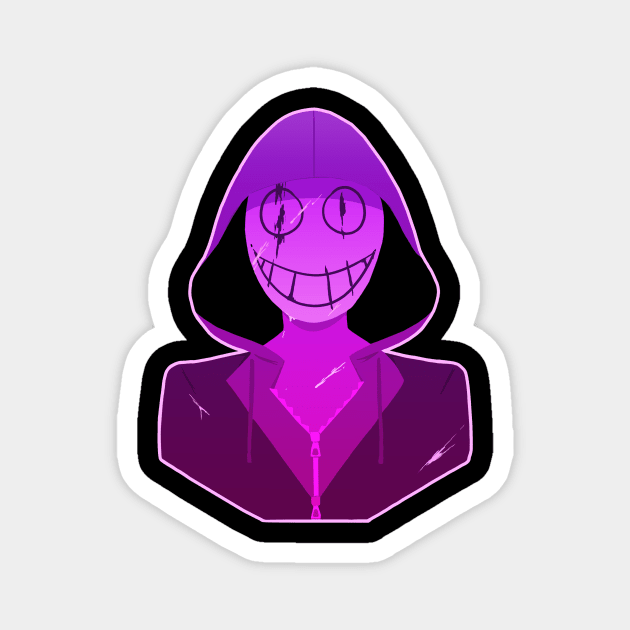 Legion Purple Silhouette (Dead by Daylight) Magnet by SWDesigns