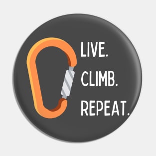 Live Climb Repeat Pin