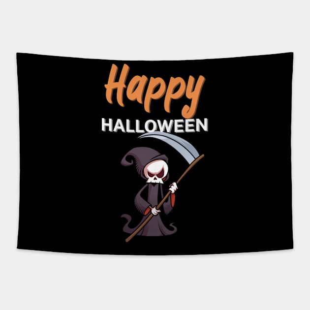 Happy halloween Tapestry by maxcode