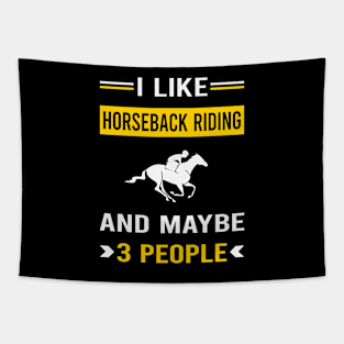 3 People Horseback Riding Horse Riding Tapestry