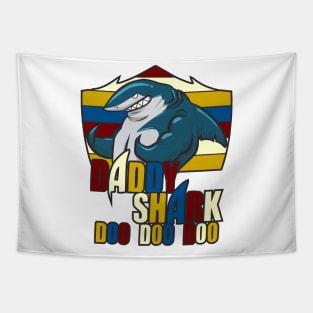 Daddy Shark Doo Doo Doo Tapestry