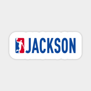 Jackson NBA Basketball Custom Player Your Name T-Shirt Magnet