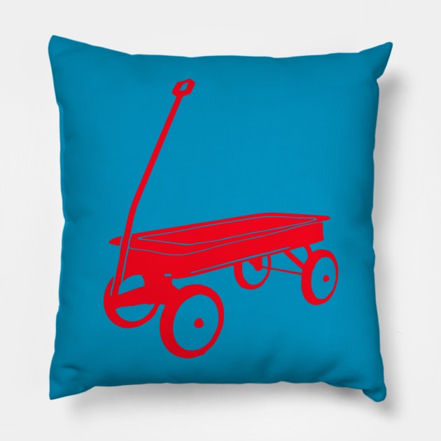 Let's Ride: 4 Pillow by SquibInk