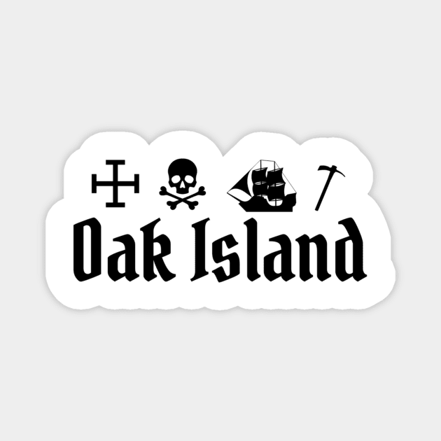 Oak Island - Mystery - Treasure - Curse Magnet by Kimhanderson