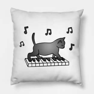 Piano Cat Pillow