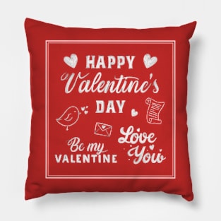 happy valentines day Pillow