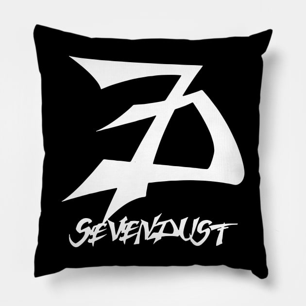 Sevendust-logo-2023 Pillow by forseth1359