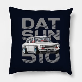 Drive The Classic Car - Datsun 510 (White) - Datsun Pillow