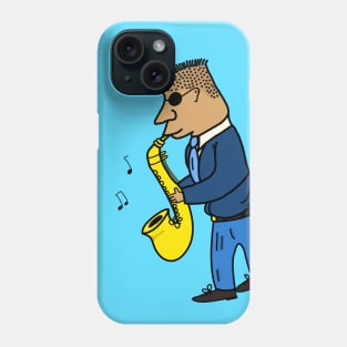 playing the saxophone Phone Case