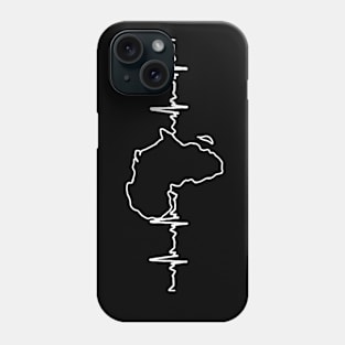 African heartbeat Phone Case