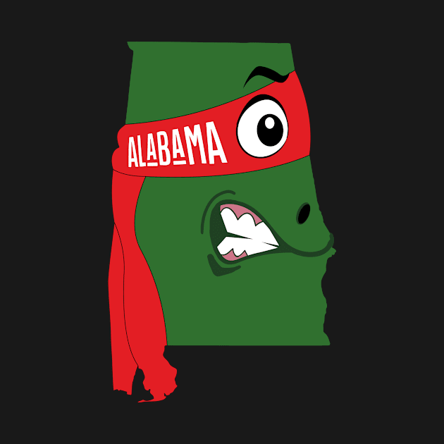 A funny map of Alabama by percivalrussell