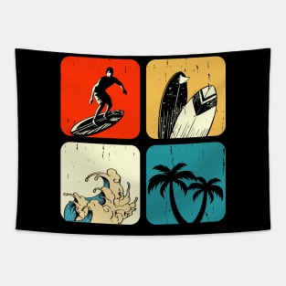 Surfing T Shirt For Women Men Tapestry