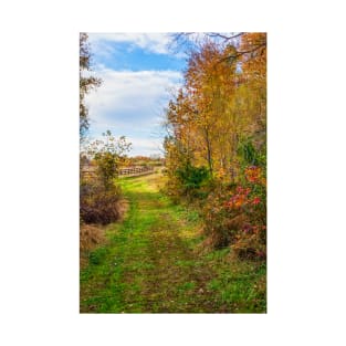 Autumn Meadow Landscape T-Shirt