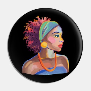 Cute Afro Women Pin