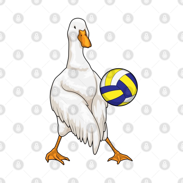 Duck Volleyball player Volleyball by Markus Schnabel