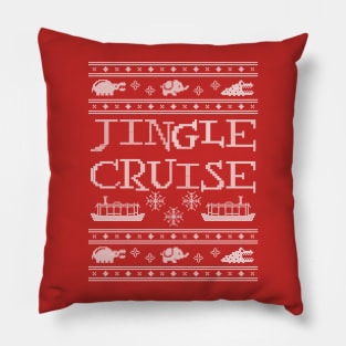 Jingle Cruise Ugly Sweater Pillow