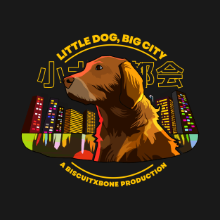 Little Dog, Big City (dark version) T-Shirt