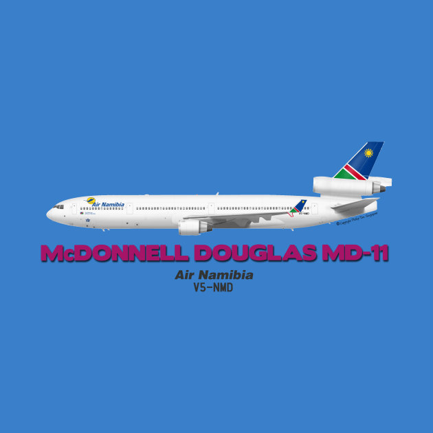 McDonnell Douglas MD-11 - Air Namibia by TheArtofFlying