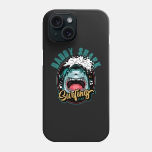 Daddy Shark Retro Phone Case