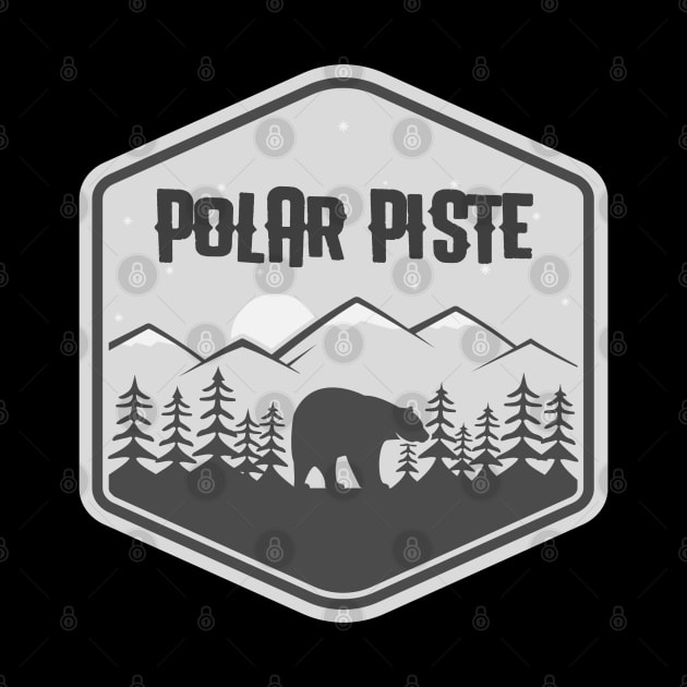 Polar Piste, snowboard t-shirts, lift t-shirts, snowboarding t-shirts, extreme sports, extreme t-shirts, rocky mountains, downhill t-shirts by Style Conscious