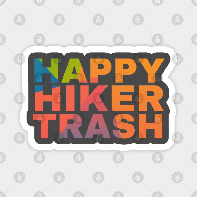 Happy Hiker Trash Magnet by Camp Happy Hour