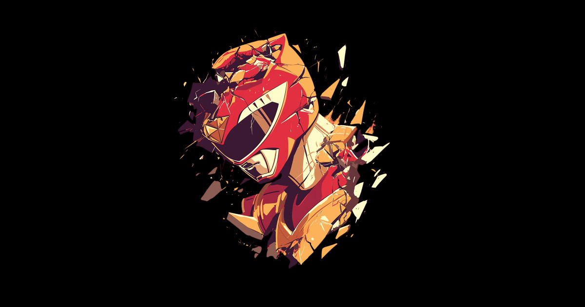 red ranger - Red Power Ranger - Sticker | TeePublic