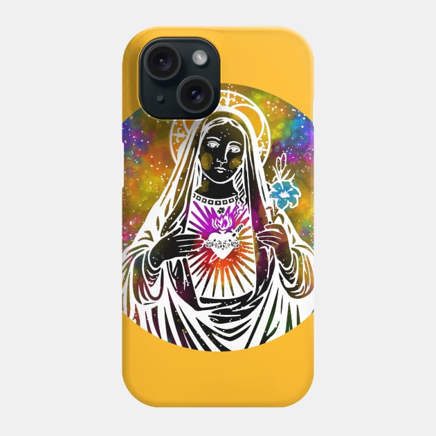 Virgin Mary ( Christian ) Phone Case by artbysavi