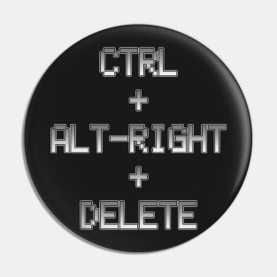 Ctrl-Alt Right-Delete by Basement Mastermind Pin