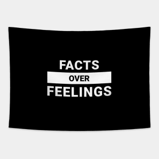 Facts Over Feelings Tapestry