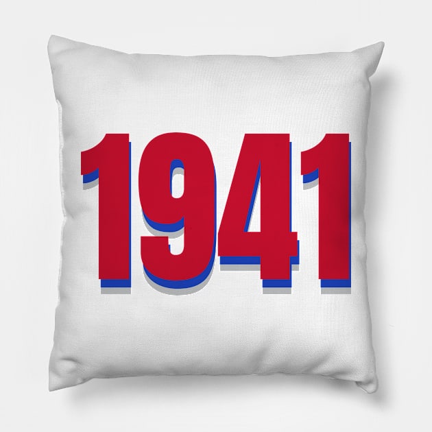 established 1941 Pillow by ALSPREYID