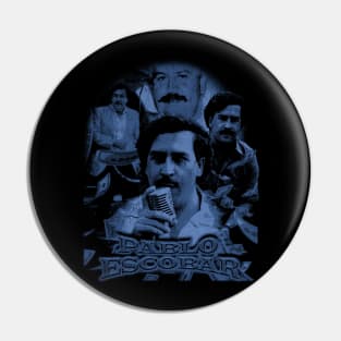 Pablo escobar vintage graphic style Pin