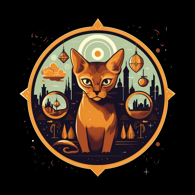 Abyssinian Cat Halloween, Cat Lover by dukito