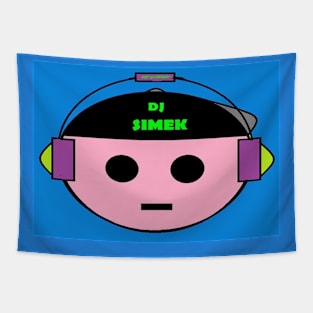 Logo ``Dj Simek´´ Tapestry