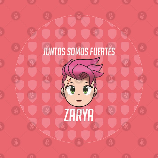 Zarya chibi OW (Spanish) by DawnDarling