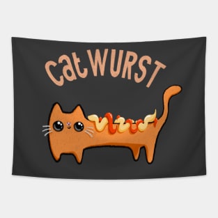 Catwurst, the Wiener cat Tapestry