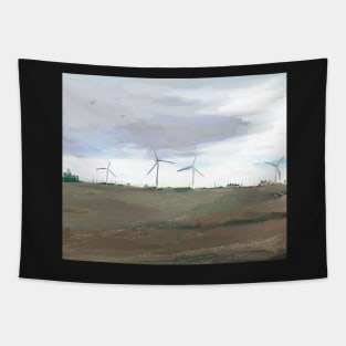 Wind Turbine Tapestry