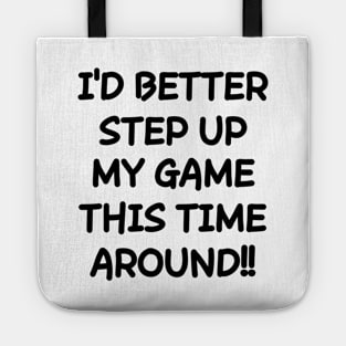 Time to get serious! Tote