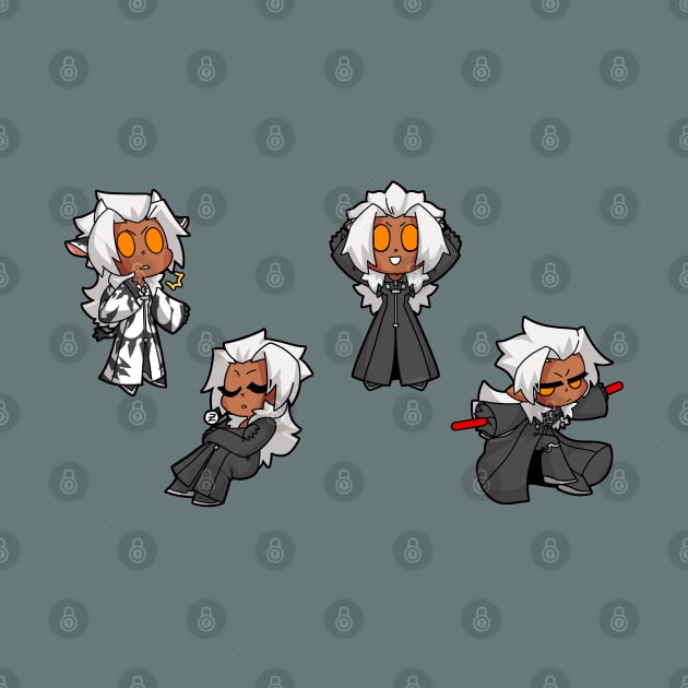 Xemnas Chibis by VenaCoeurva