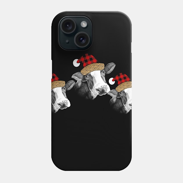 Christmas With My Herd Cow Funny Gift For Heifer Lover Phone Case by EduardjoxgJoxgkozlov