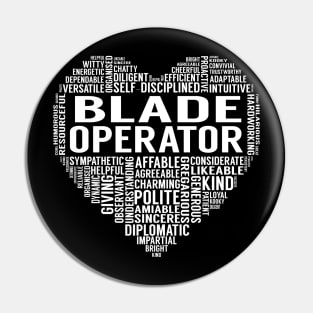 Blade Operator Heart Pin