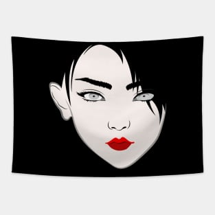 BEAUTIFUL GIRL FACE Tapestry