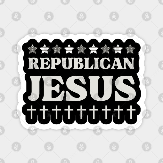 Republican-Jesus Magnet by Creatifly Graphic Tees