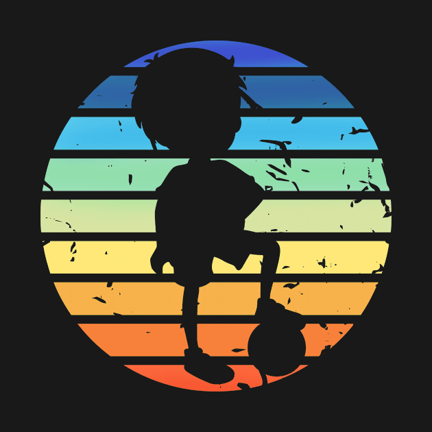 Soccer Boy Rainbow Sunset by Prideopenspaces