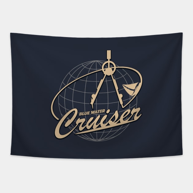 Blue Water Cruiser Tapestry by TCP