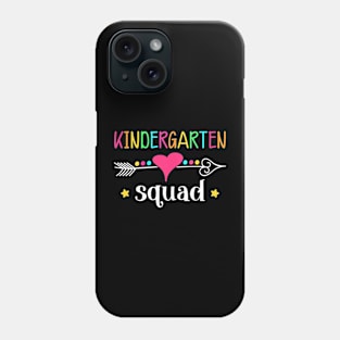 Team Kindergarten Squad Teacher Kids Back To School Gift Phone Case