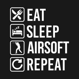 Airsoft Eat Sleep Repeat T-Shirt