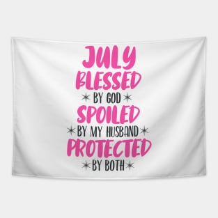 July Blessed Tapestry