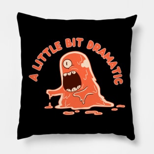 A little bit dramatic ghost funny and cute. Pillow