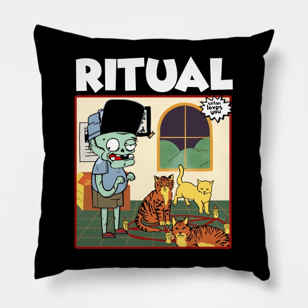 ritual Pillow by antonimus